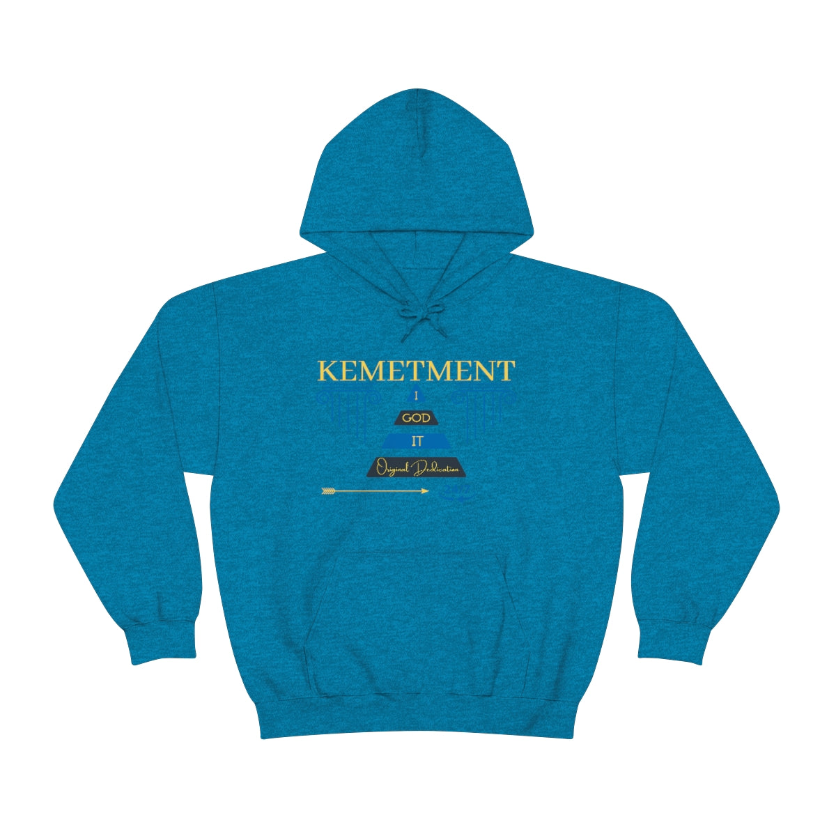 KEMETMENT DOUBLE SIDED "I GOD IT" Heavy Blend™ Hooded Sweatshirt