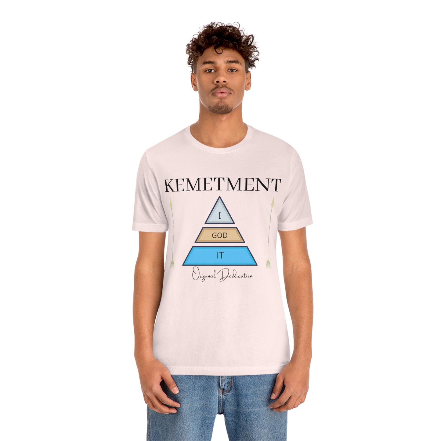 KEMETMENT "I GOD IT" 2 SIDED T in 19 colors