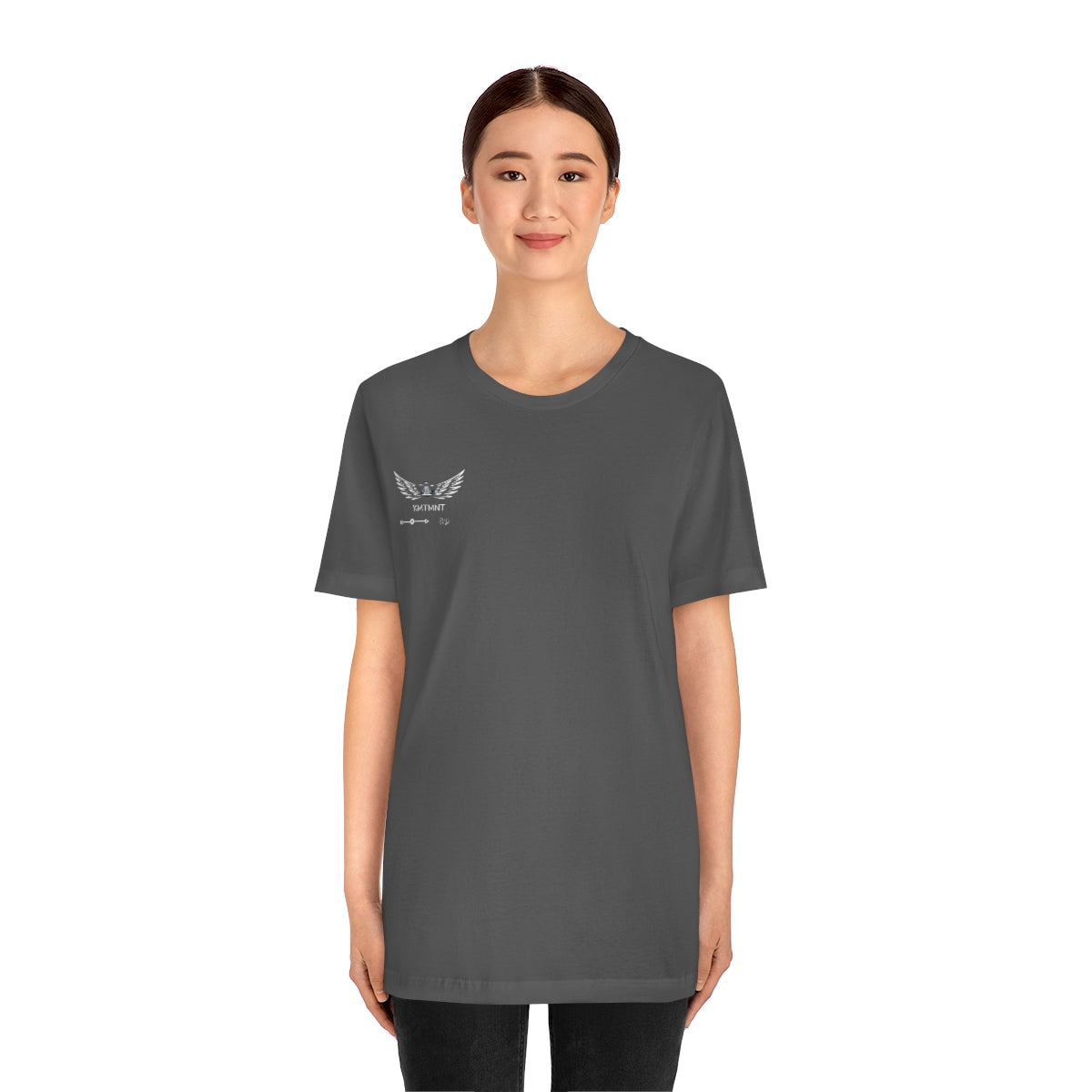 Womans/Unisex Kemetment Wings Jersey Short Sleeve Tee..this is a back view...front has small logo...see images above