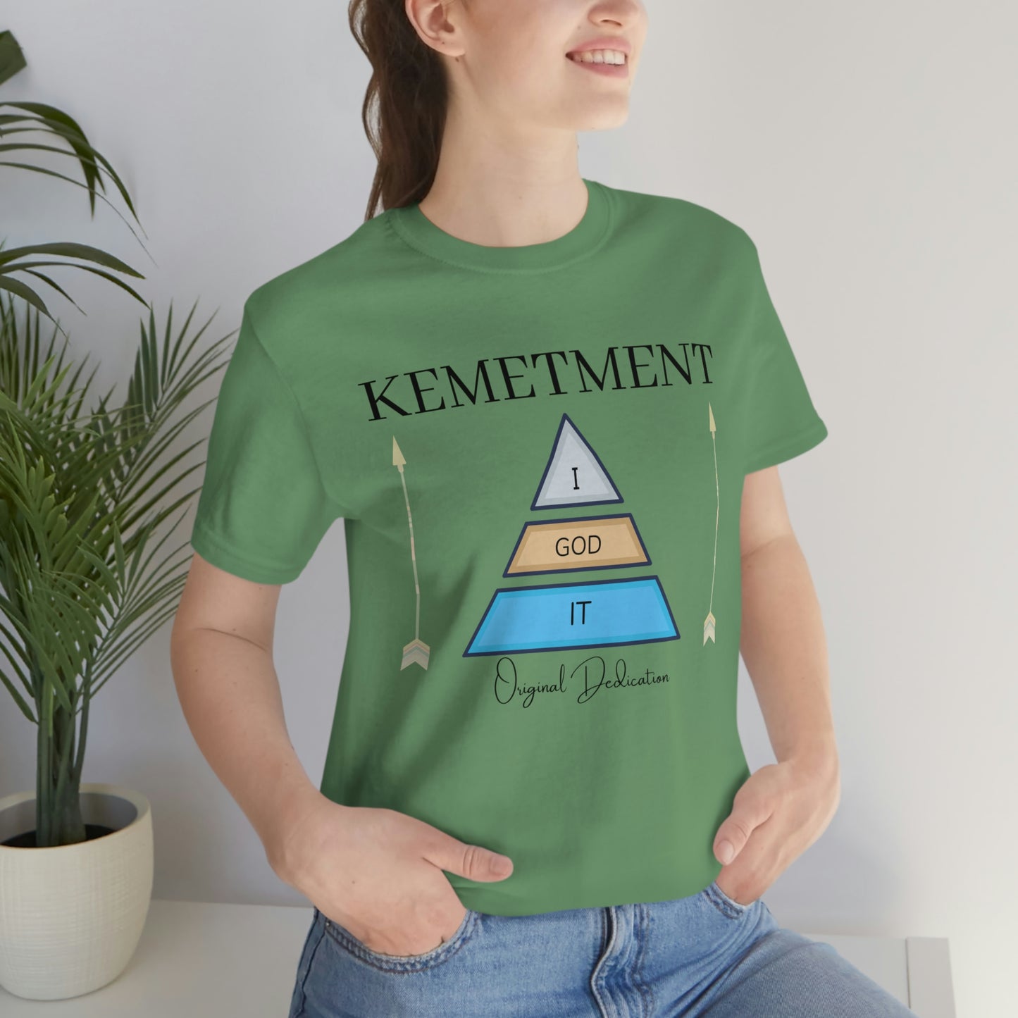 KEMETMENT "I GOD IT" 2 SIDED T in 19 colors