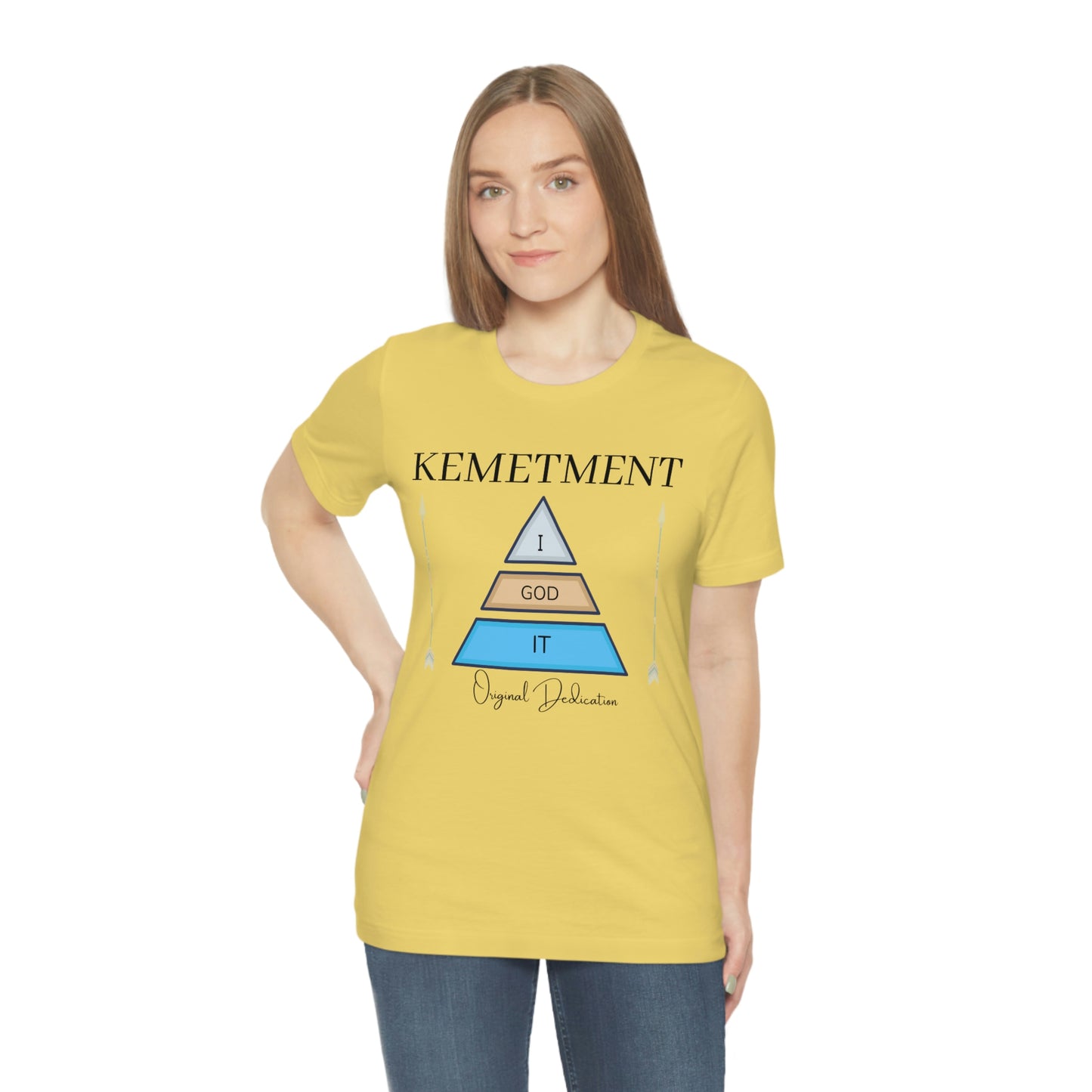 KEMETMENT "I GOD IT" 2 SIDED T in 19 colors