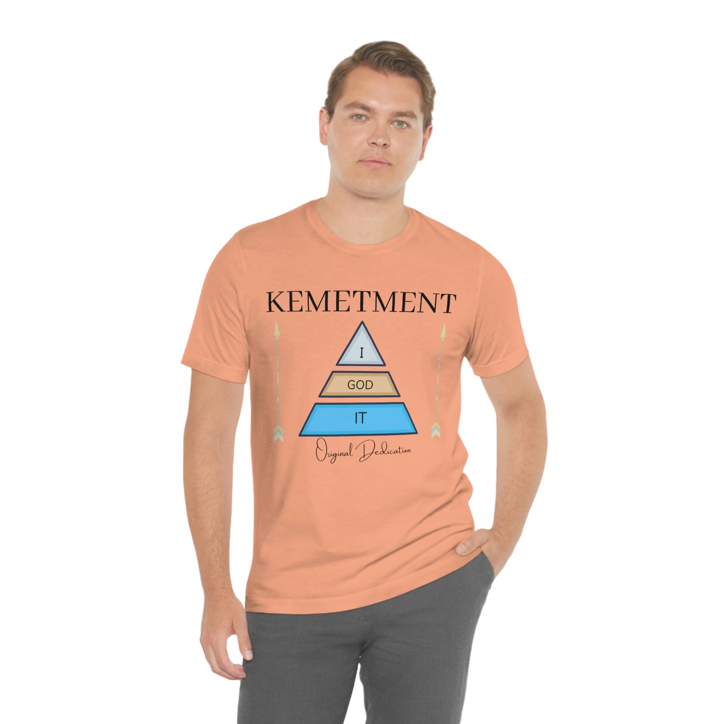 KEMETMENT "I GOD IT" 2 SIDED T in 19 colors