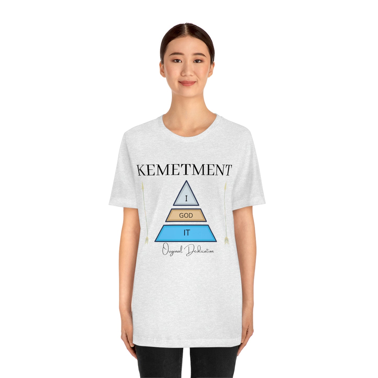 KEMETMENT "I GOD IT" 2 SIDED T in 19 colors