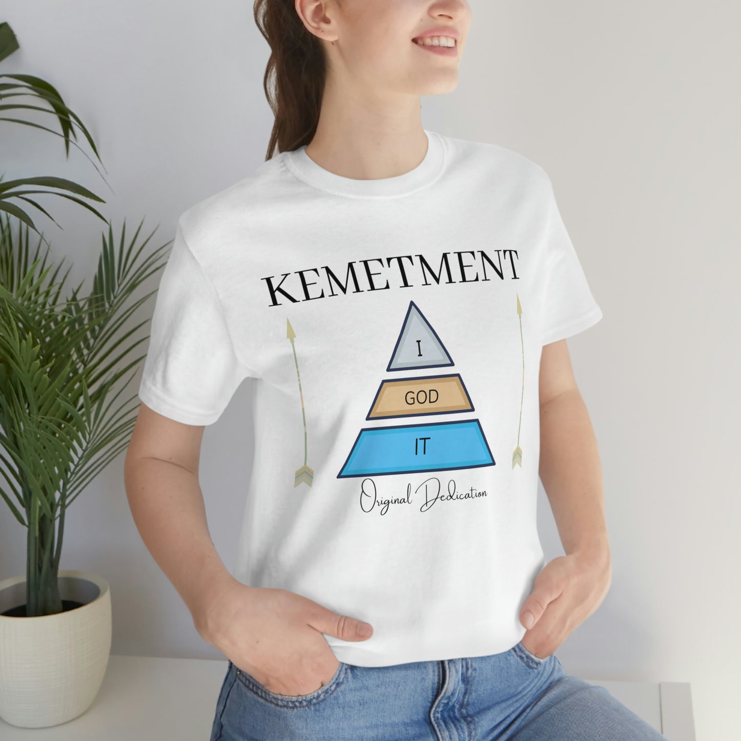 KEMETMENT "I GOD IT" 2 SIDED T in 19 colors