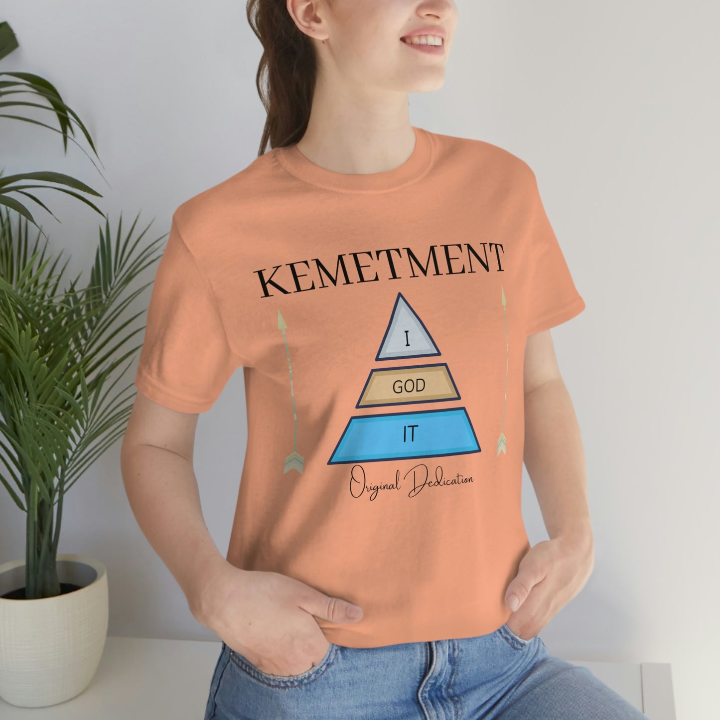 KEMETMENT "I GOD IT" 2 SIDED T in 19 colors