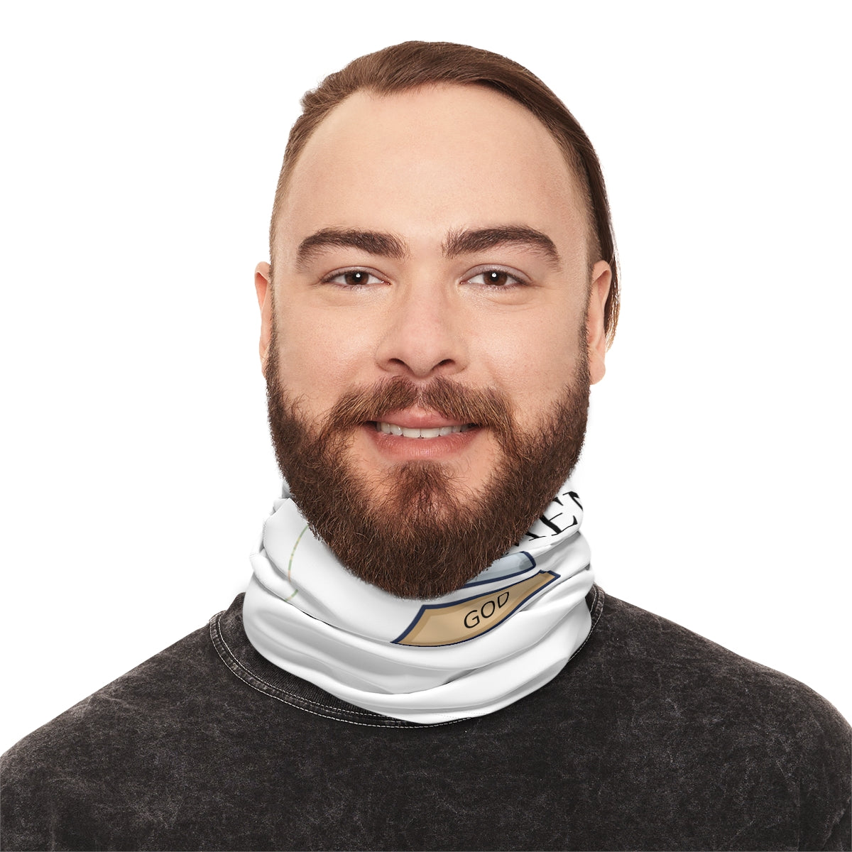 KEMETMENT I GOD IT Tube Scarf Midweight Neck Gaiter For the Cold Season