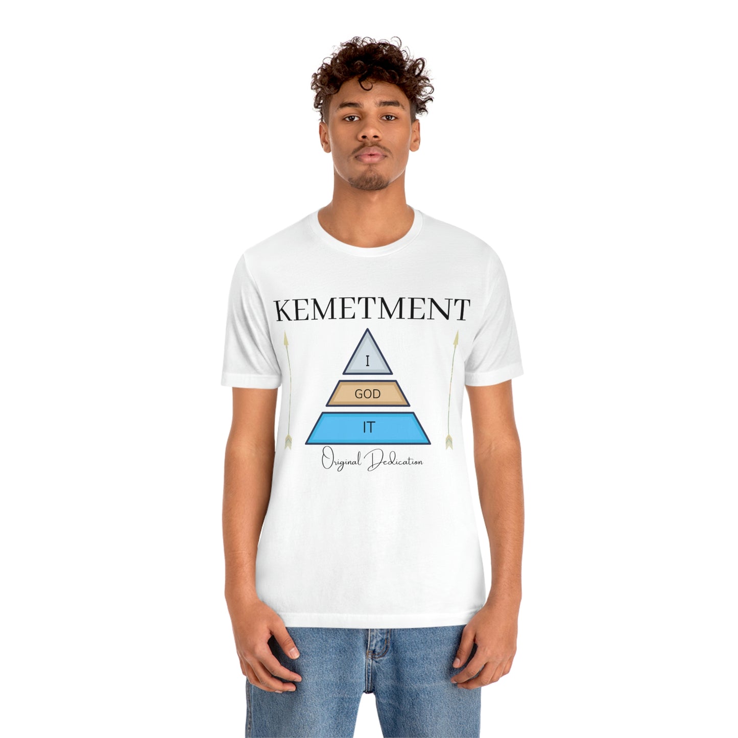 KEMETMENT "I GOD IT" 2 SIDED T in 19 colors