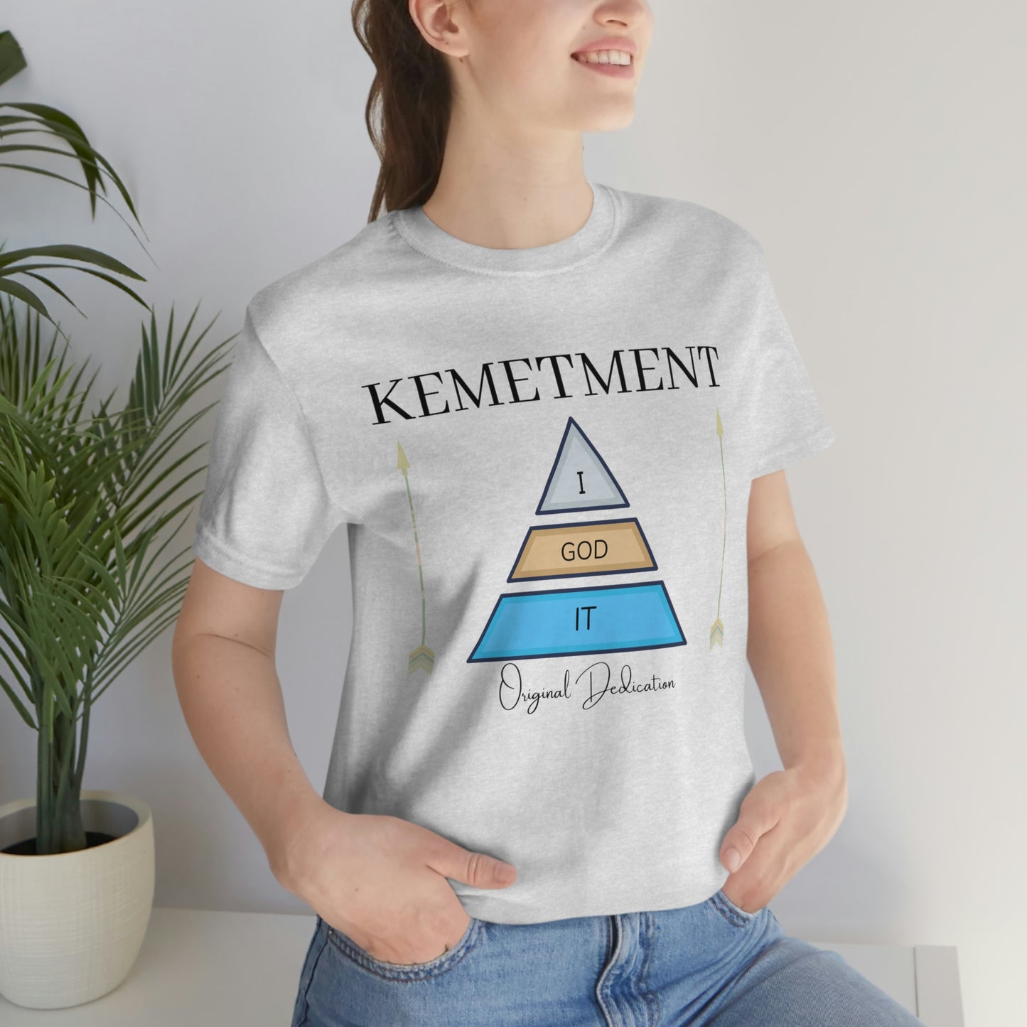 KEMETMENT "I GOD IT" 2 SIDED T in 19 colors