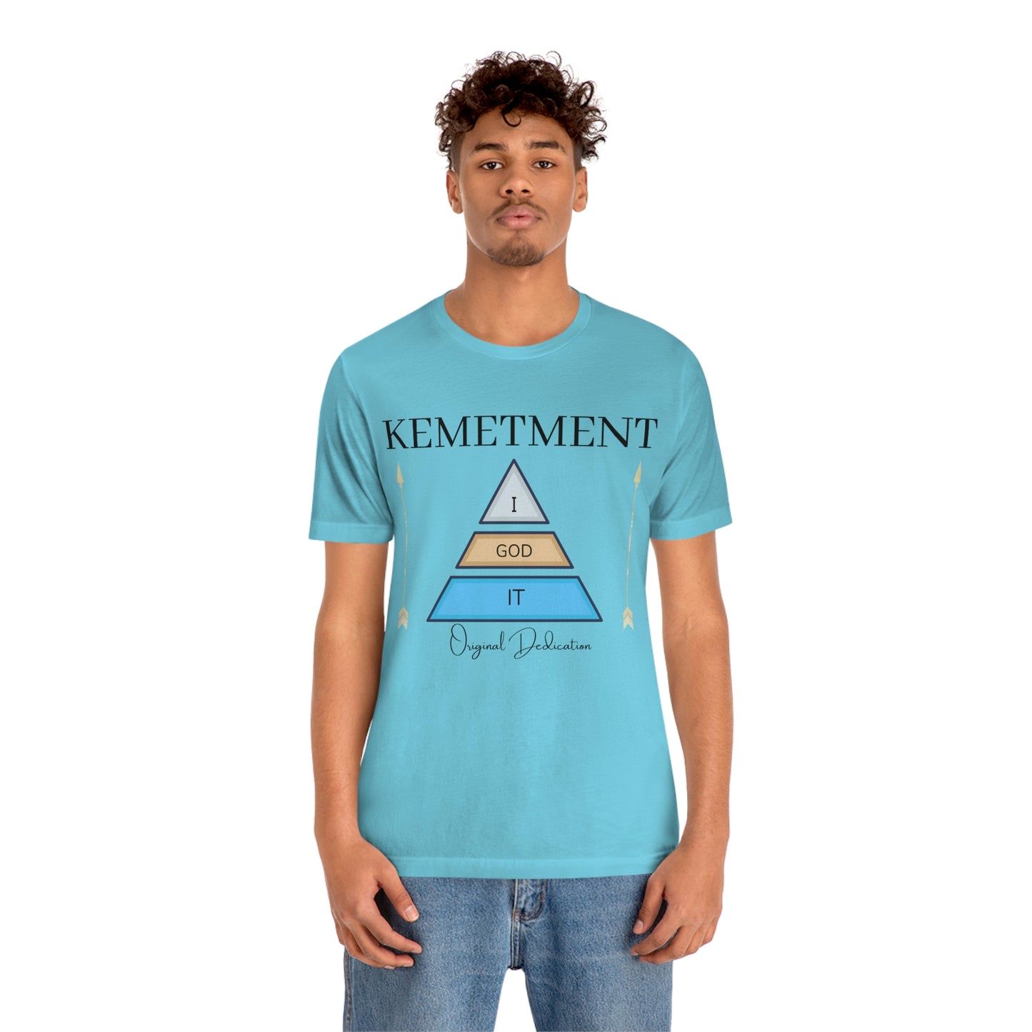 KEMETMENT "I GOD IT" 2 SIDED T in 19 colors