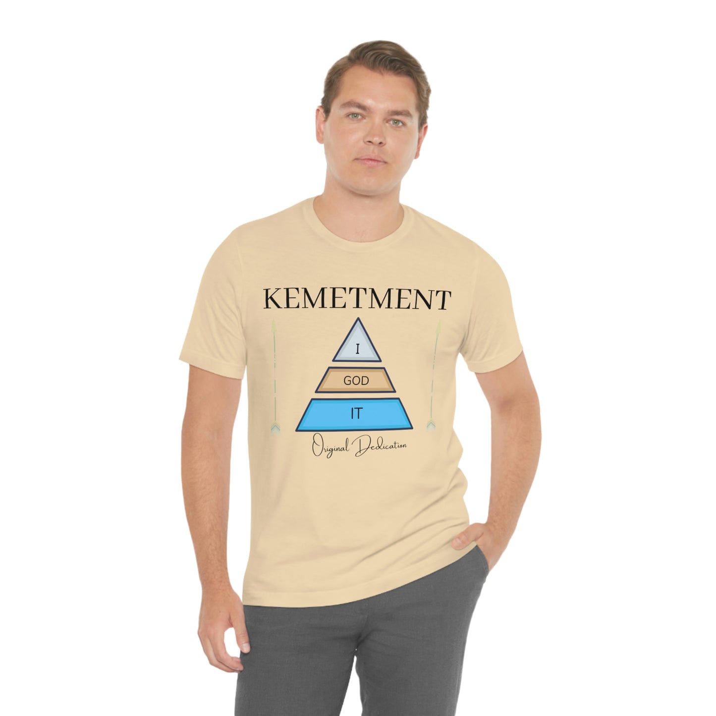 KEMETMENT "I GOD IT" 2 SIDED T in 19 colors