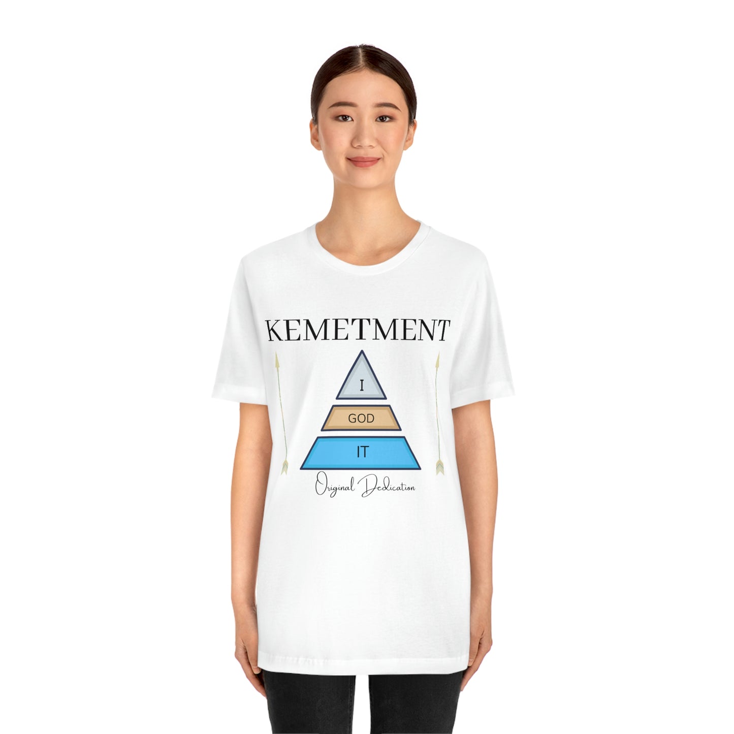 KEMETMENT "I GOD IT" 2 SIDED T in 19 colors