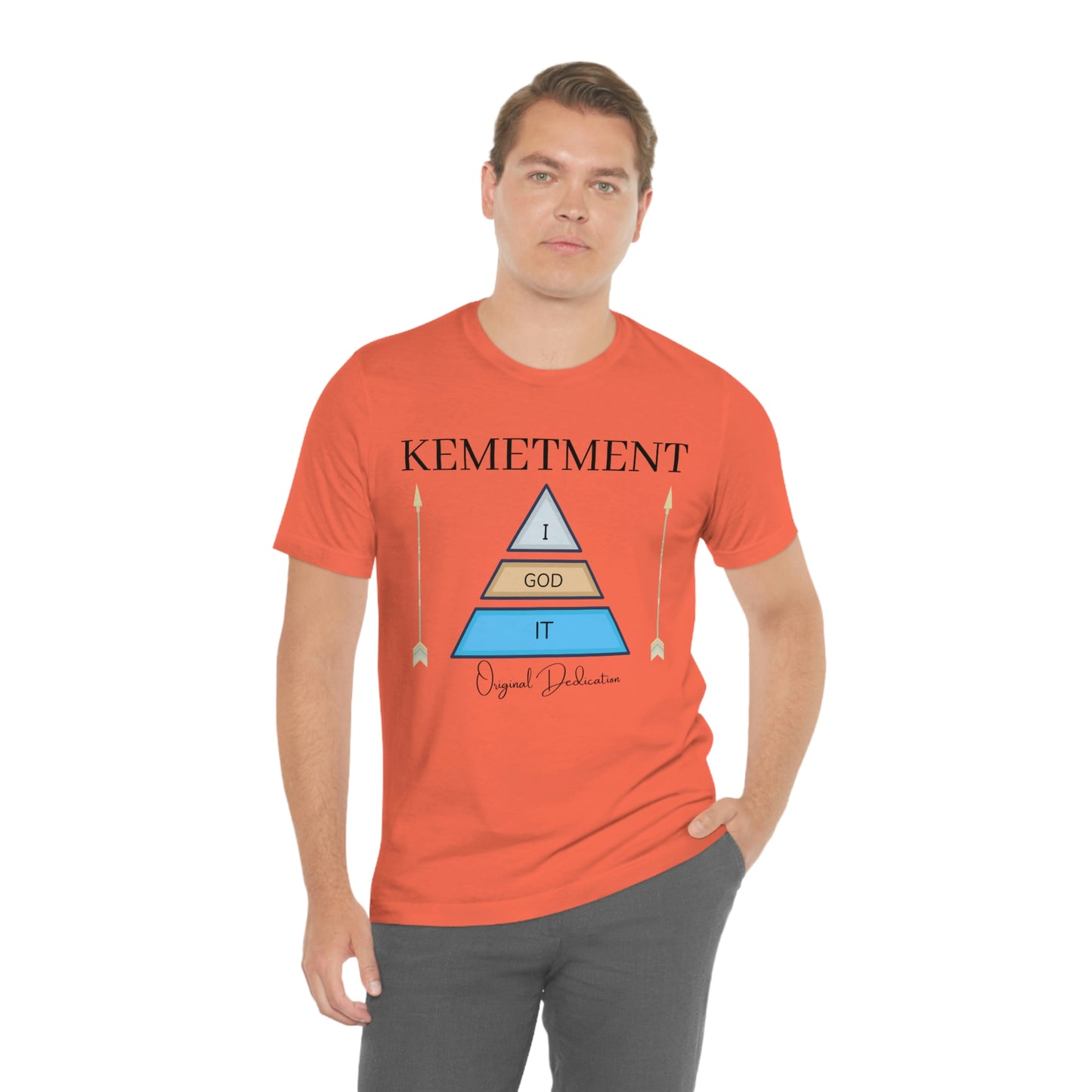 KEMETMENT "I GOD IT" 2 SIDED T in 19 colors