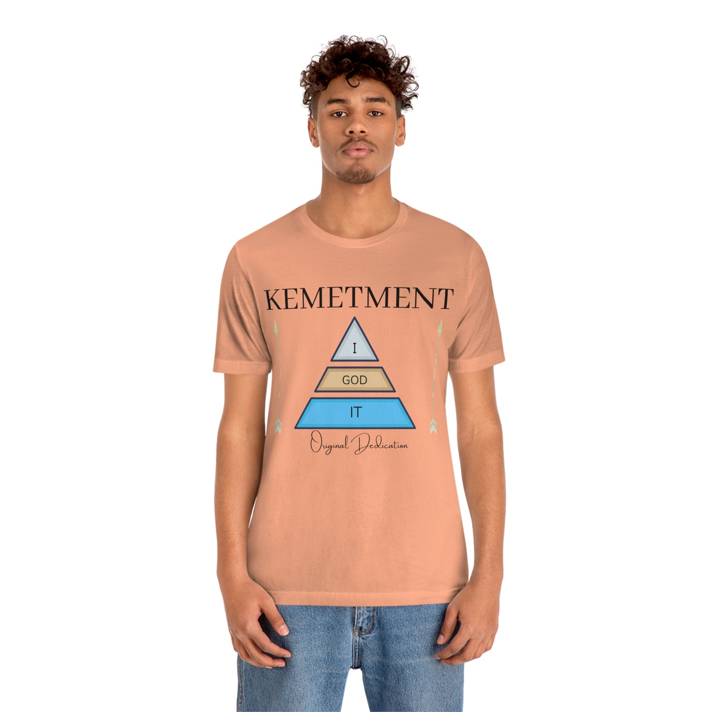 KEMETMENT "I GOD IT" 2 SIDED T in 19 colors