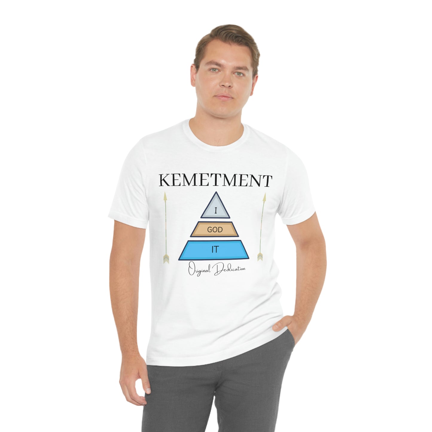 KEMETMENT "I GOD IT" 2 SIDED T in 19 colors