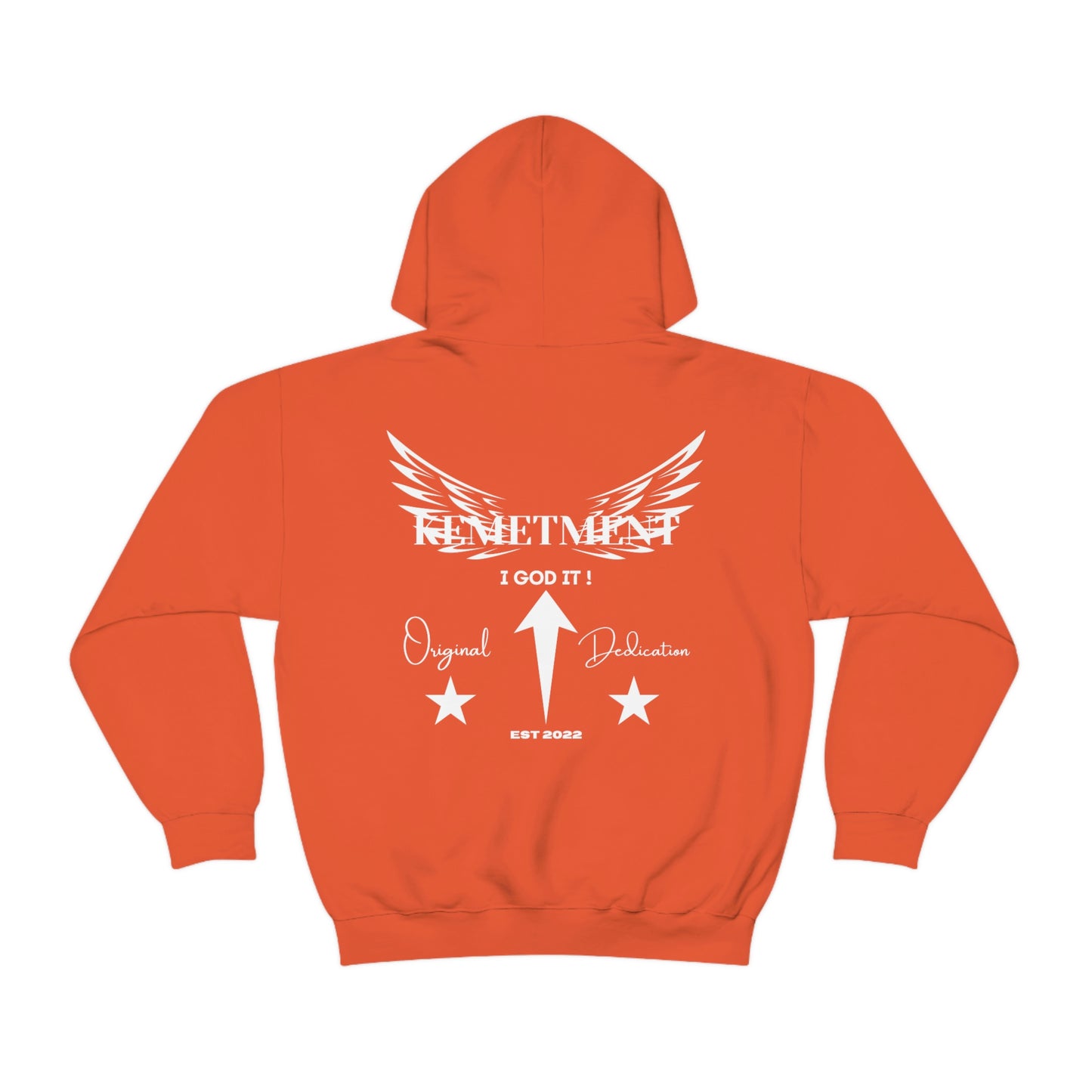 KEMETMENT I GOD IT Winged Unisex Heavy Blend™ Hooded Sweatshirt