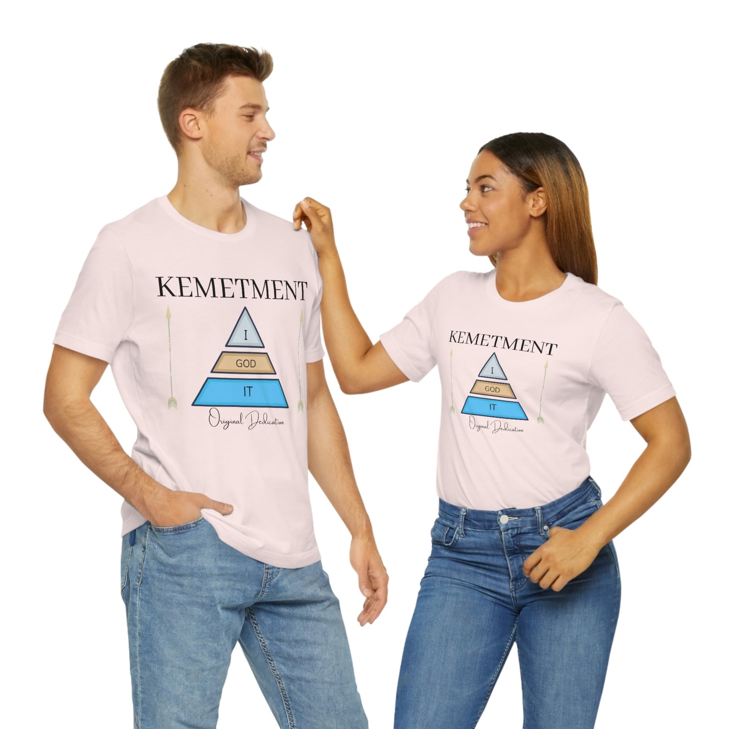 KEMETMENT "I GOD IT" 2 SIDED T in 19 colors