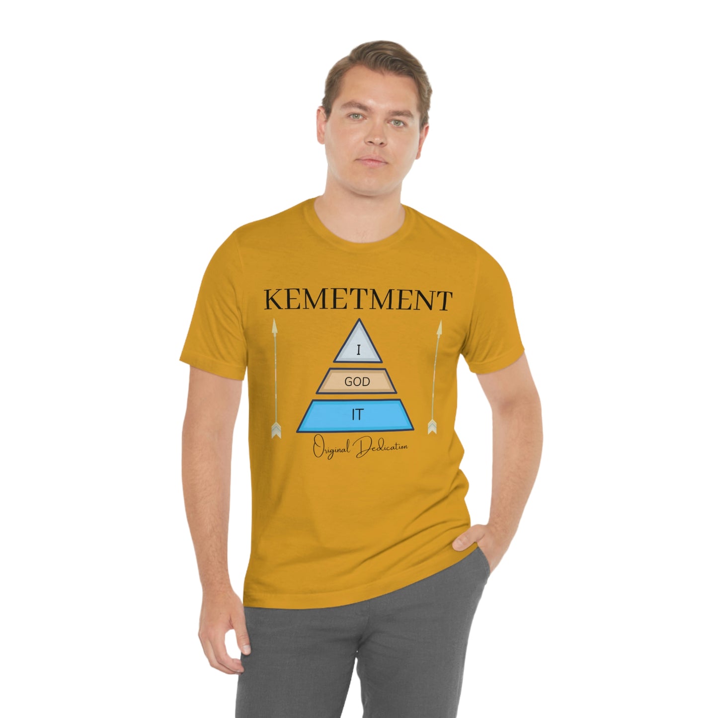 KEMETMENT "I GOD IT" 2 SIDED T in 19 colors