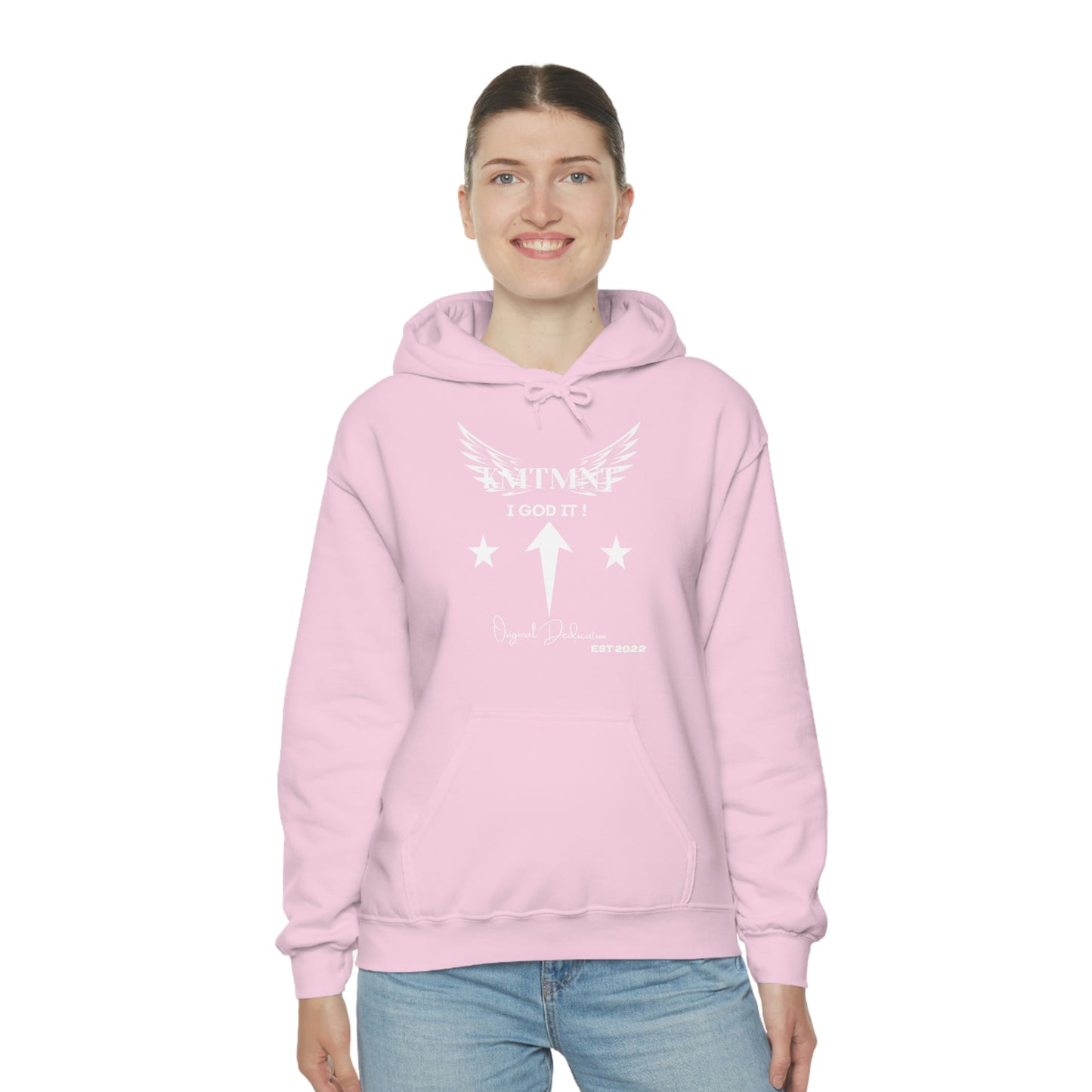 KEMETMENT I GOD IT Winged Unisex Heavy Blend™ Hooded Sweatshirt