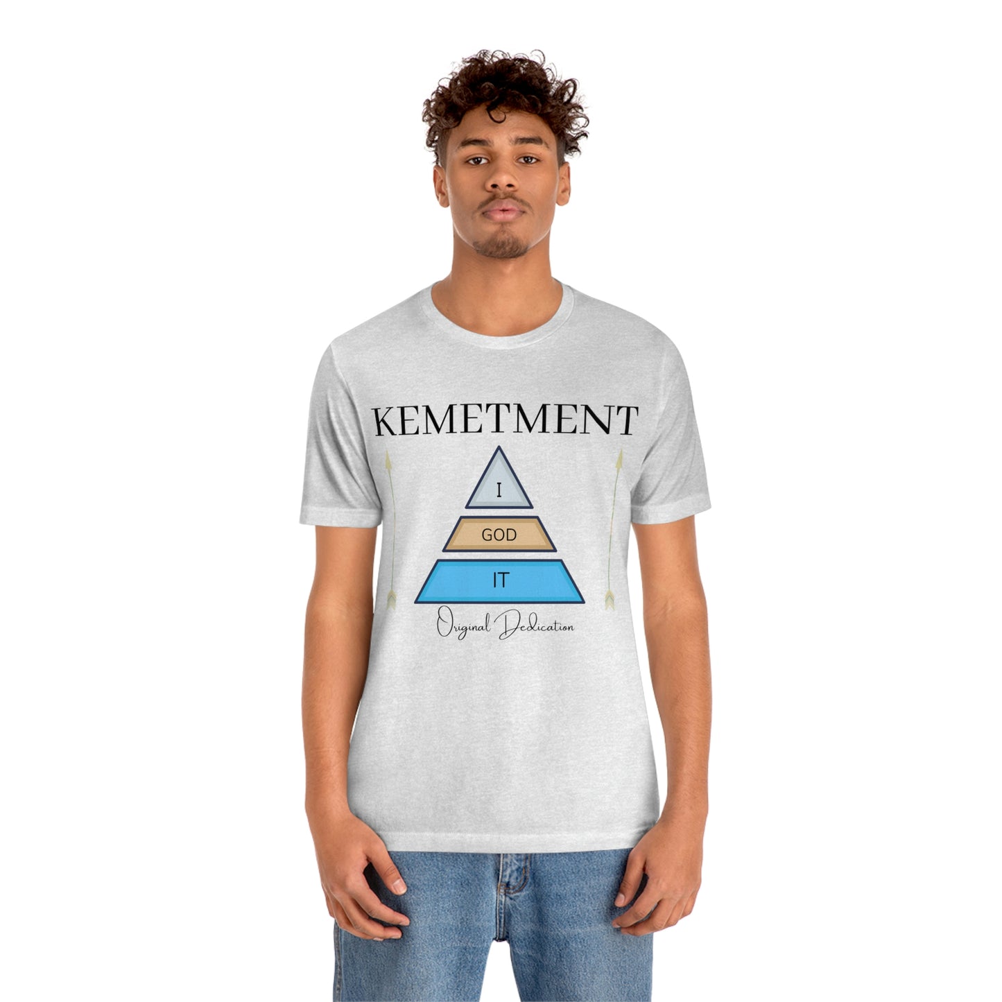 KEMETMENT "I GOD IT" 2 SIDED T in 19 colors