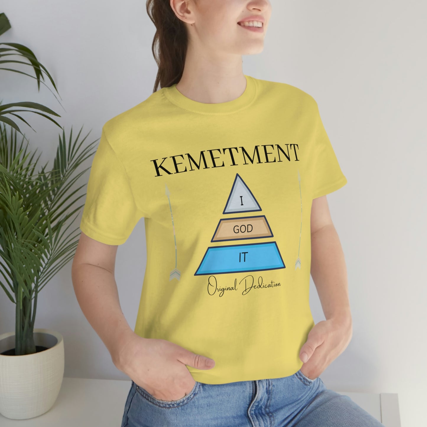 KEMETMENT "I GOD IT" 2 SIDED T in 19 colors